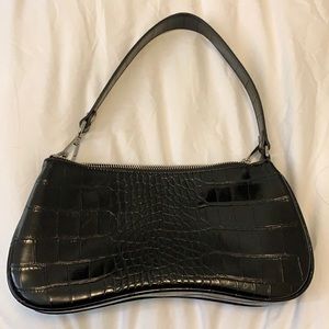 NWOT JW PEI Eva Shoulder Bag - Black Croc